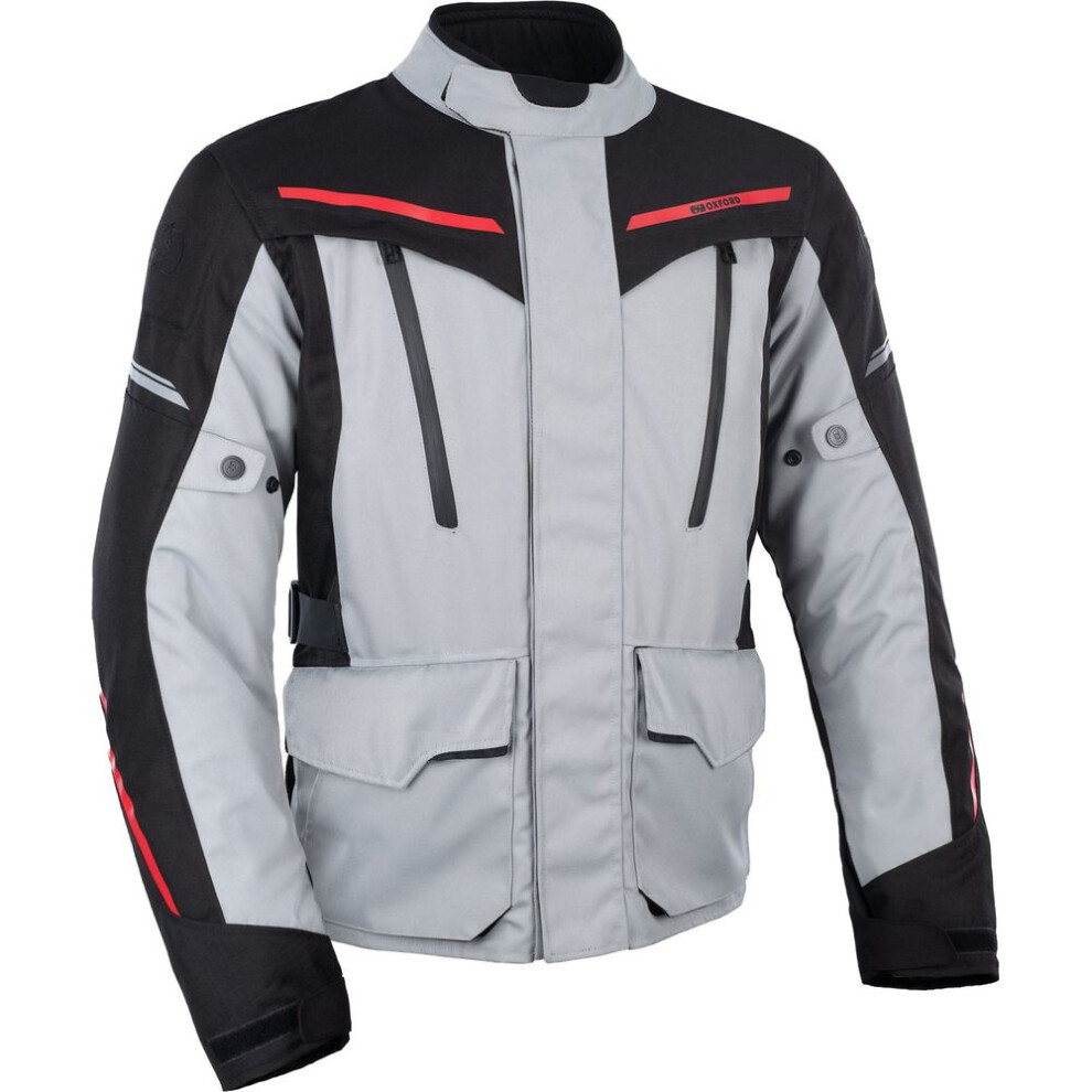 (3Xl) Oxford Metro 2.0 Textile Jacket Grey / Black / Red Black,Red,Grey 5030009029424