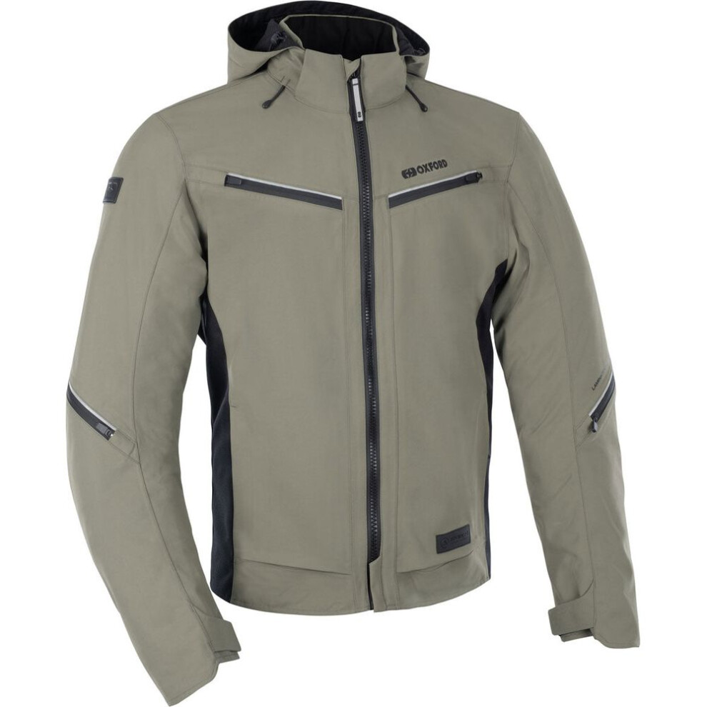 (3Xl) Oxford Mondial Street Dry2dry Textile Jacket Khaki 5030009439889