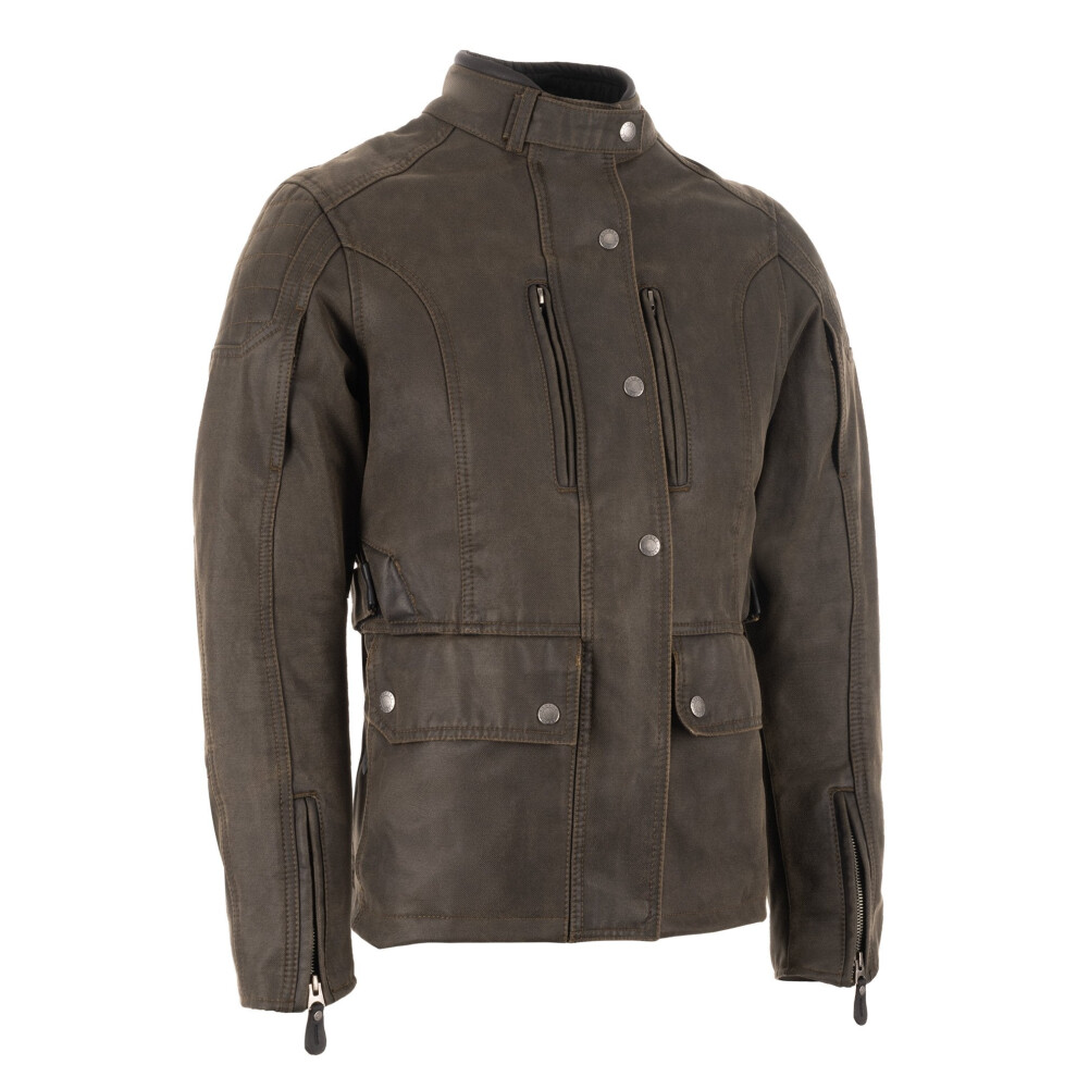 (14) Oxford Sterling D2d Ladies Textile Jacket Khaki 5030009449383