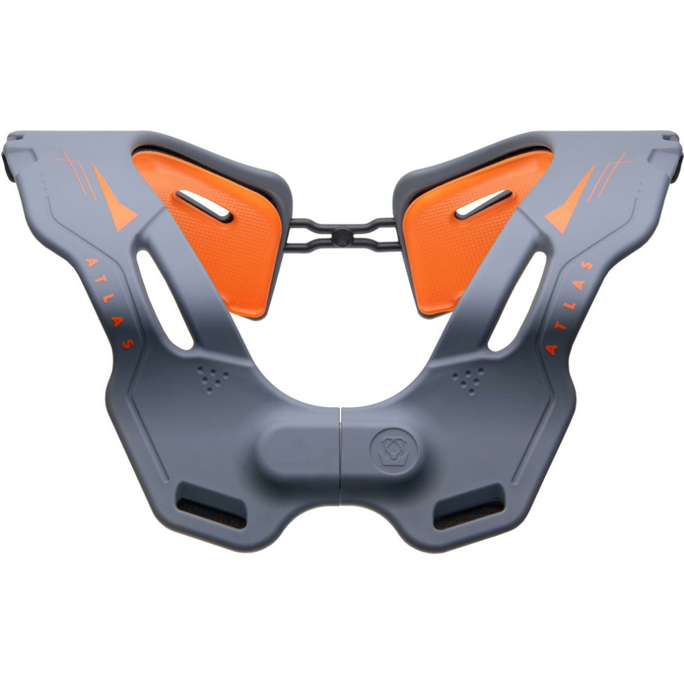 (L / Xl) Atlas Vision Adult Anti-Compression Collar / Grey/Orange 663941010271