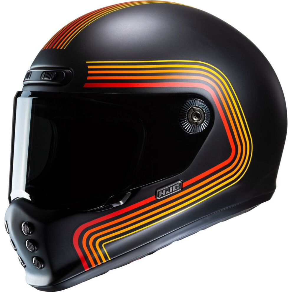 (Xl) Hjc V10 Foni Full Face Helmet Mc1sf Red 8804269479827