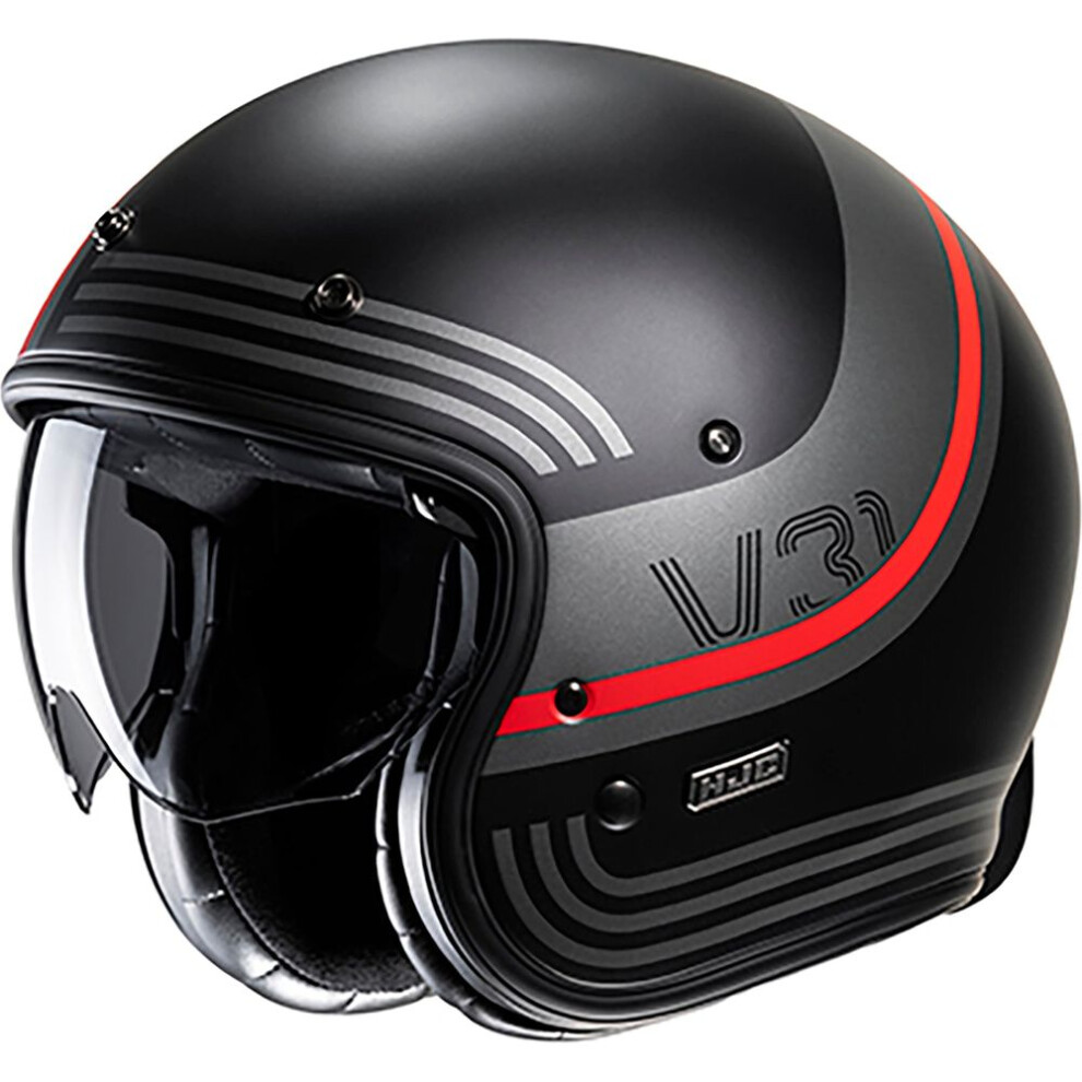 (Xs) Hjc V31 Byron Open Face Helmet Mc1sf Red 8804269429198