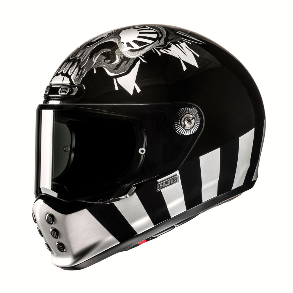 (S) Hjc V10 Crania Full Face Helmet Mc5 Black 8804269025918