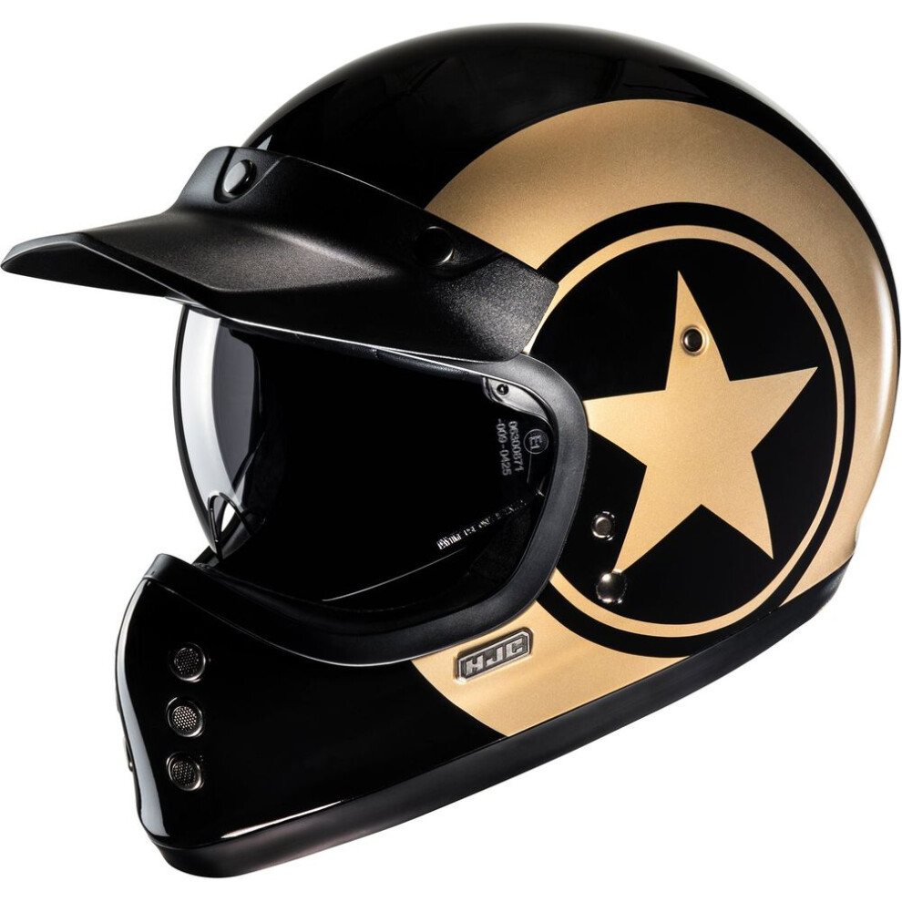 (Xl) Hjc V60 Nyx Full Face Helmet Mc9 Gold 8804269479766