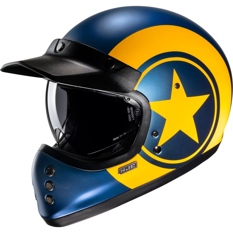 (M) Hjc V60 Nyx Full Face Helmet Mc3sf Yellow 8804269479629