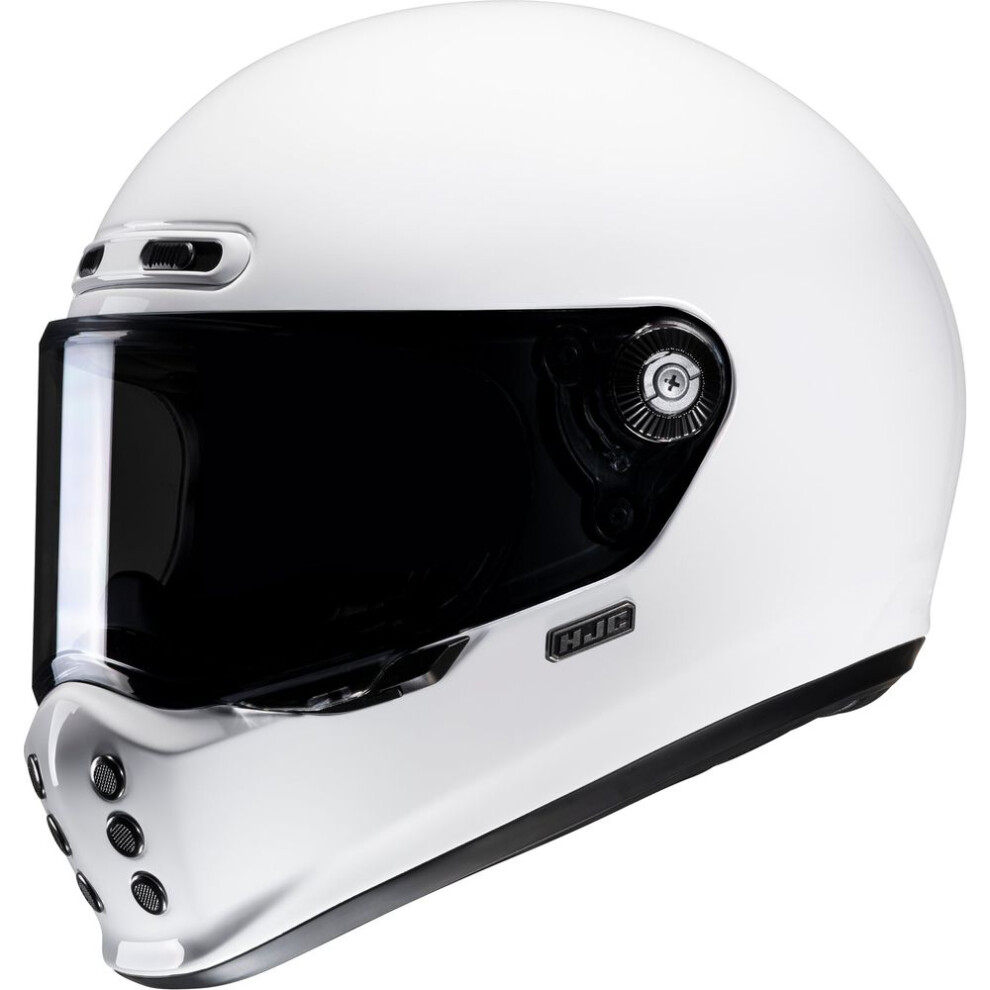 (S) Hjc V10 Full Face Helmet White 8804269424797