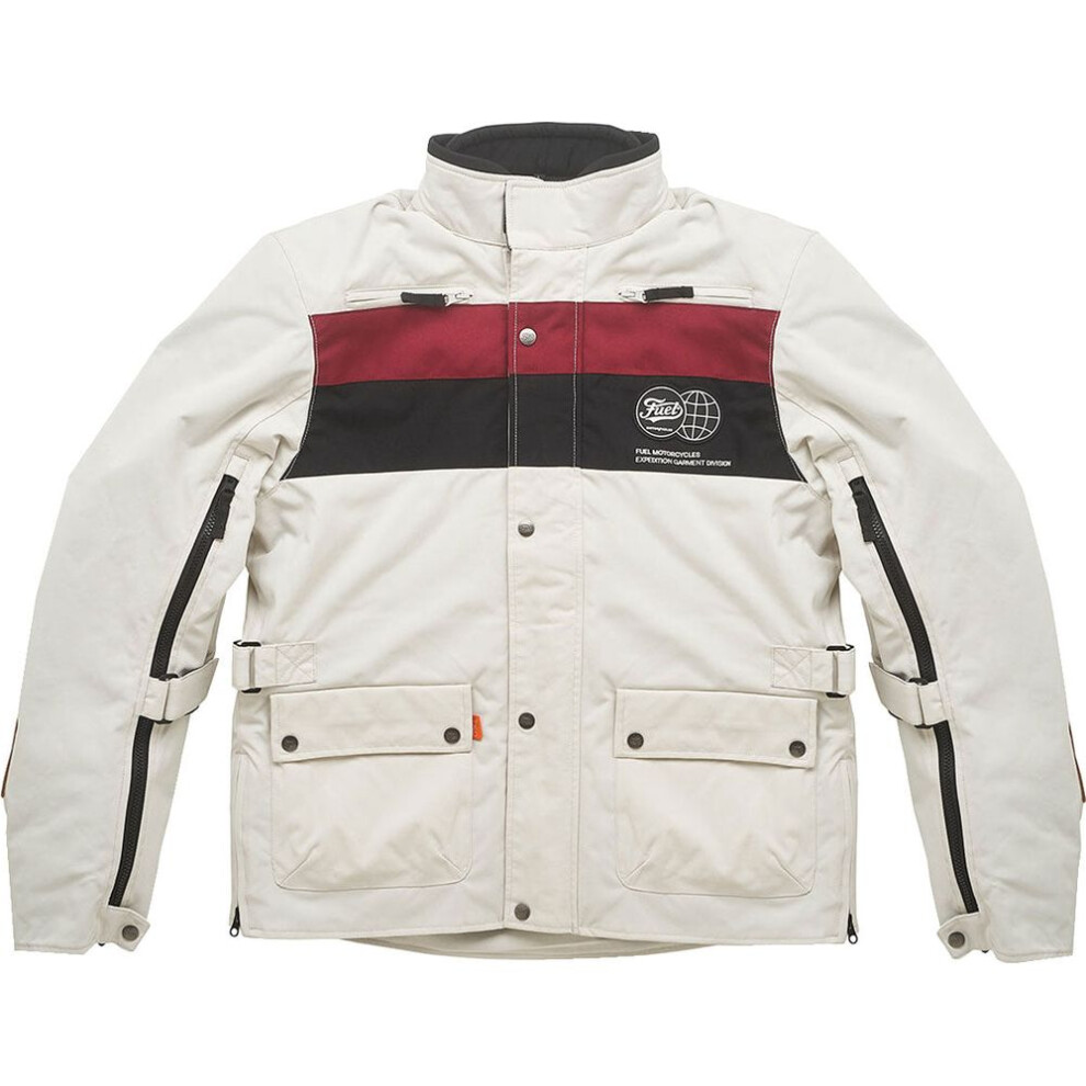 (3Xl) Fuel Rally 2 Textile Jacket White 8436612400082