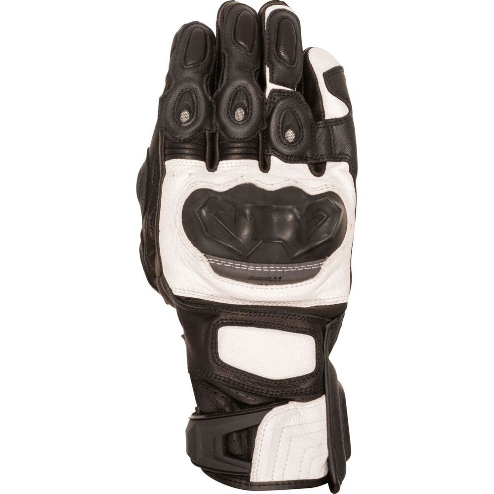(S) Weise Sprint Leather Gloves Black / White-image-OPC-PFTFRBV-NEW