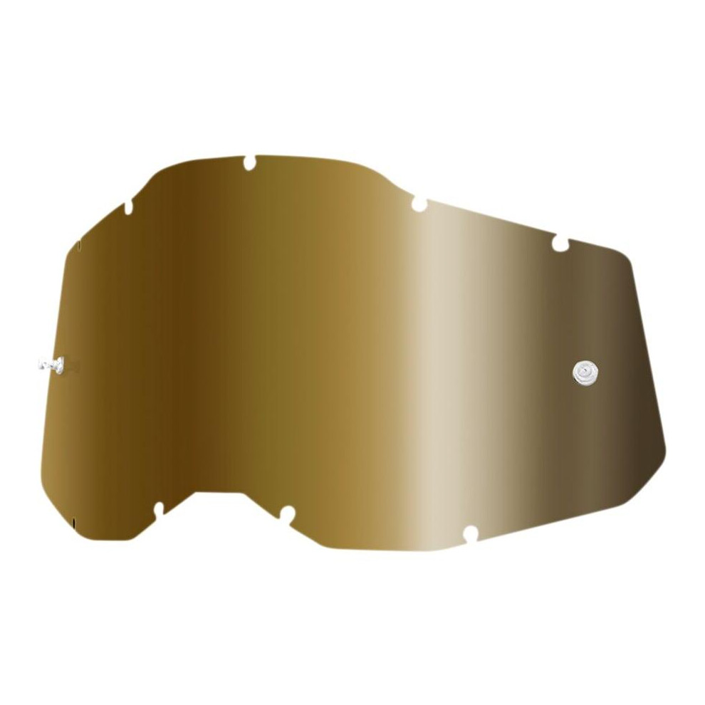 100% Accuri 2 / Racecraft 2 / Strata 2 Goggle Lens Gold 196261003406