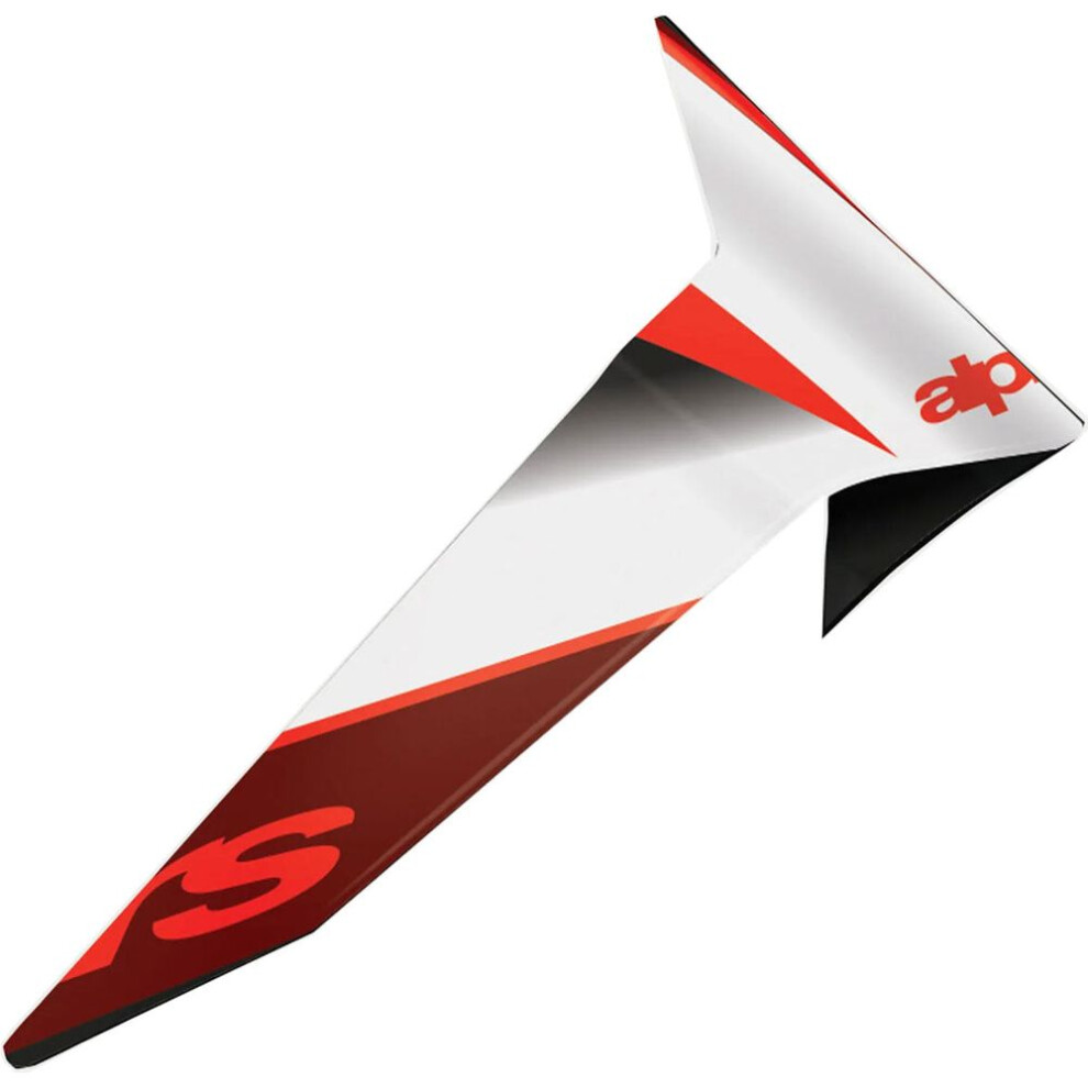 Alpinestars White,Black,Red S-R10 Team Standard Spoiler Black / Carbon / Red / Gloss White