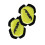 ARMR Knee Sliders Fluo Yellow 1