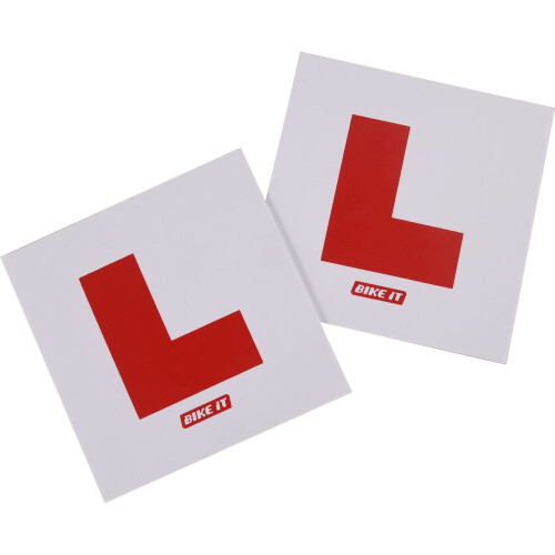 Bike It Pack L-Plates Kit Front and Rear With Fitting Kit 1