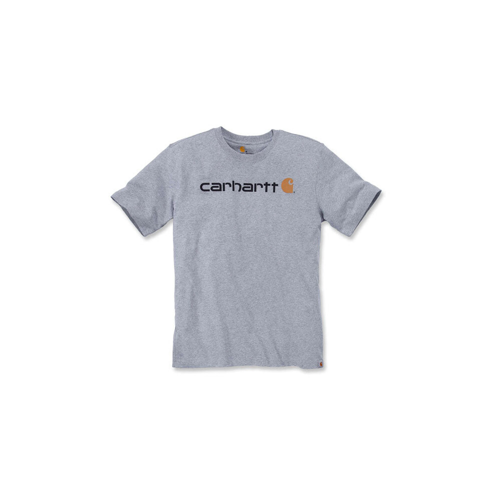 Carhartt Core Logo Short Sleeves T-Shirt Heather Grey - XL