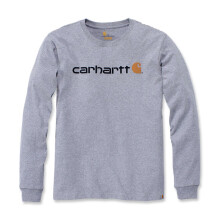 Carhartt Long Sleeves T-Shirt Core Logo Heather Grey - XXL