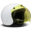 DMD Vintage Bubble Helmet Visor Yellow 2