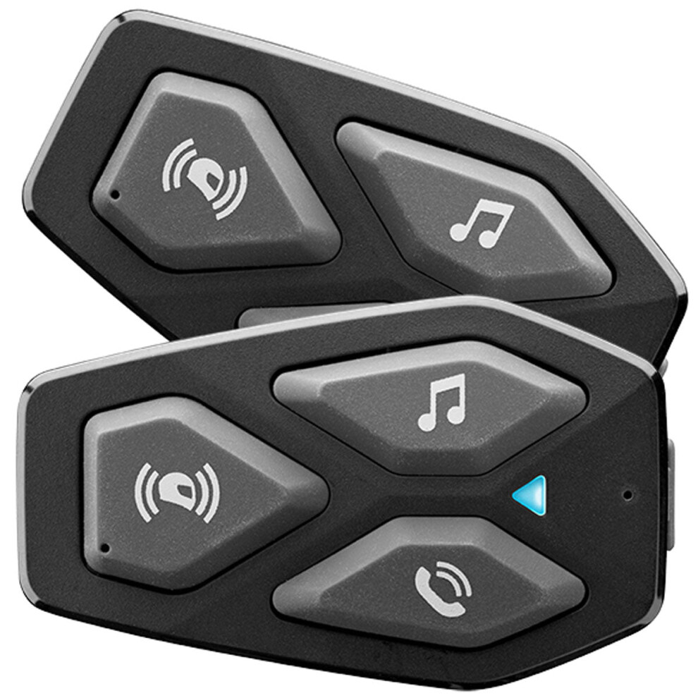Interphone Ucom 3 Bluetooth Intercommunication System - Twin Pack Black 8018080458811