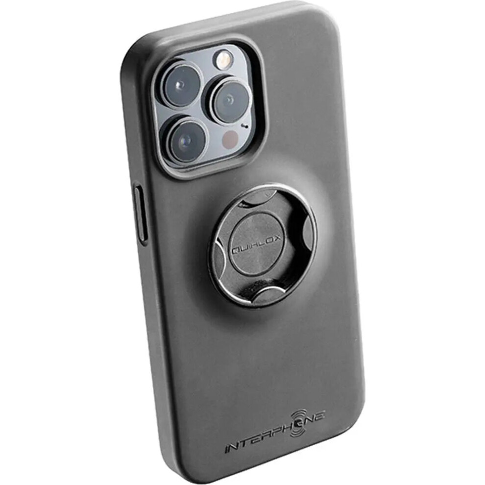 Interphone - Quiklox Modular System - Motorcycle Holder Support - Dedicated Custody Cover Iphone 14 Pro For Handburst Or Quiklox Mirror - Quick Release Hooking - Image 3