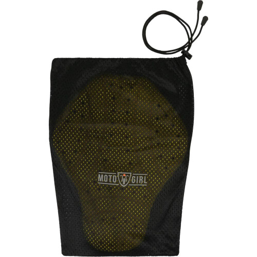 MotoGirl Ladies Back Protector Yellow 2