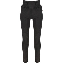 MotoGirl Melissa Ladies Protective Jeggings Grey - 10 (Short Leg)