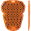 MotoGirl D3O Ghost L2 Ladies Hip / Shoulder Protector Orange - Pair 2