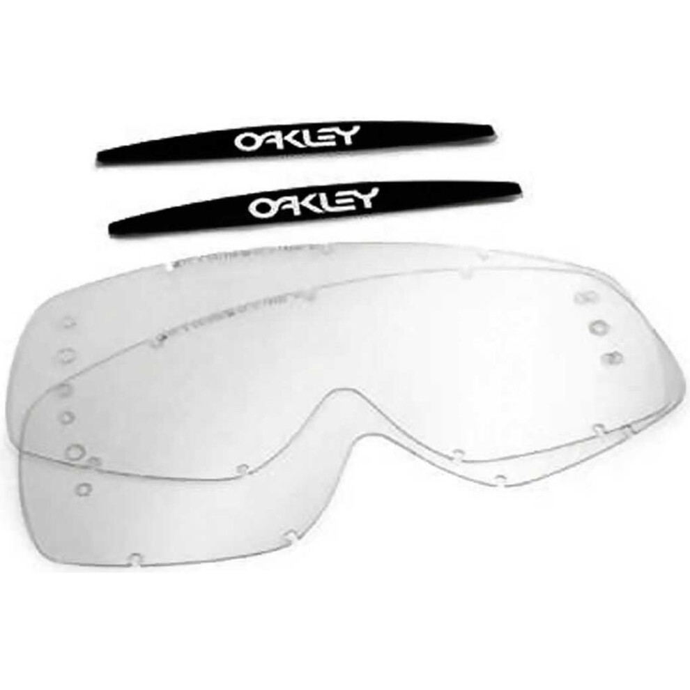 Oakley O Frame Mx Replacement Lens Clear With Roll-Off (Pack Of 2) - Xs