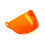 Origine Vega Helmet Visor Orange Tinted 1