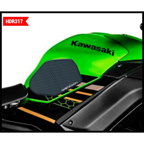 One Design Tank Grip Black For Ninja 650