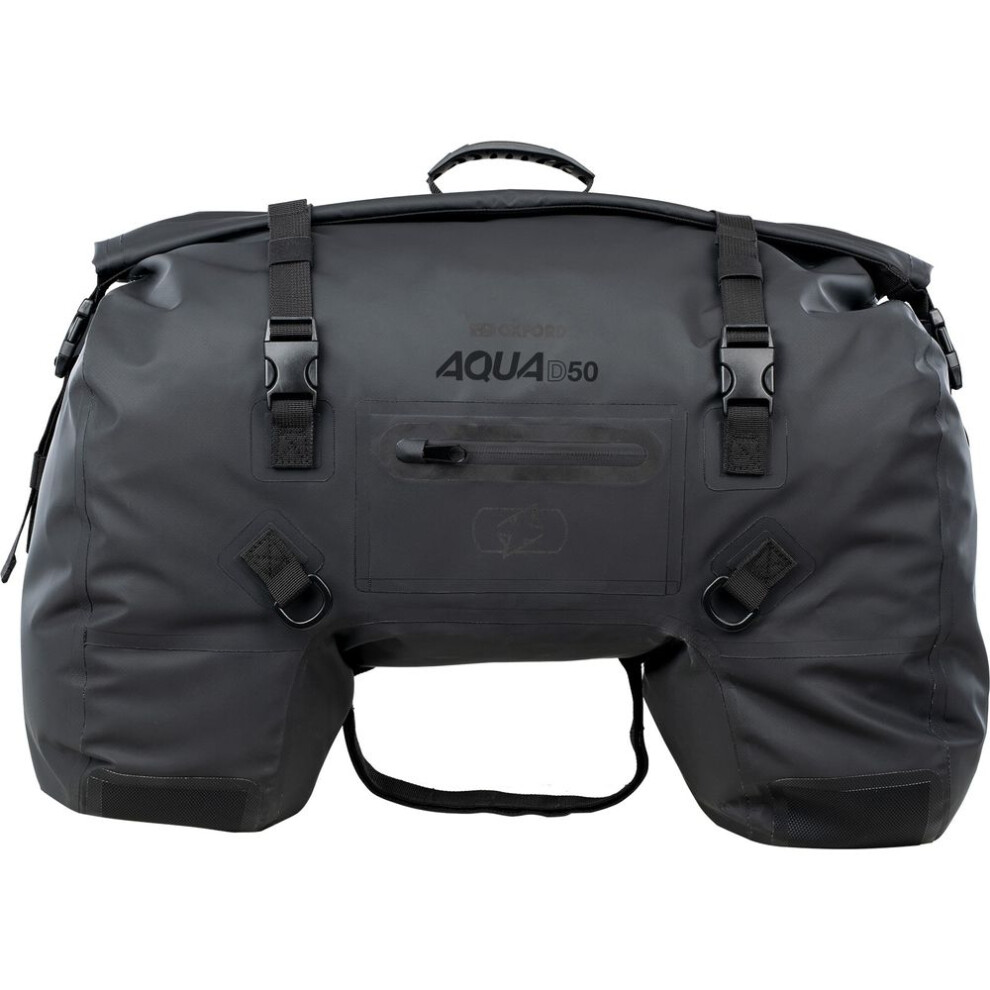 Oxford Products Oxford Aqua D50 Duffle Bag Black - 50 Litres Blue,Black