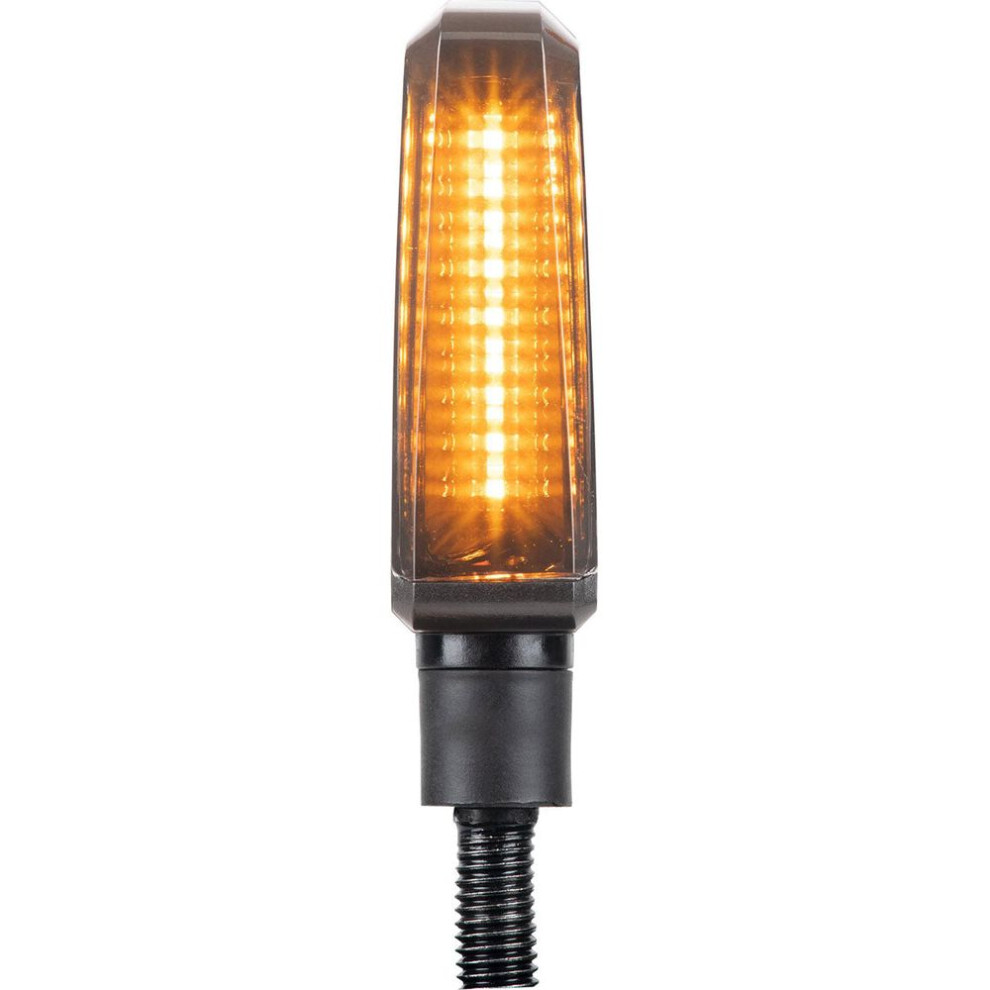 Oxford Darkchaser Front / Rear Sequential Indicators Matt With 2 Resistors Black 5030009422669
