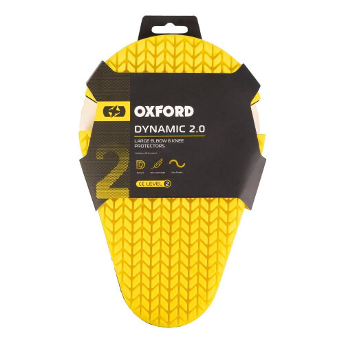 Oxford Dynamic 2.0 Level 2 Large Elbow & Knee Protector Insert - Pair - One Size 1