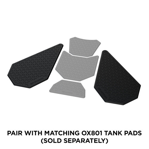 Oxford Gripper Advanced Tank Grips Black 2
