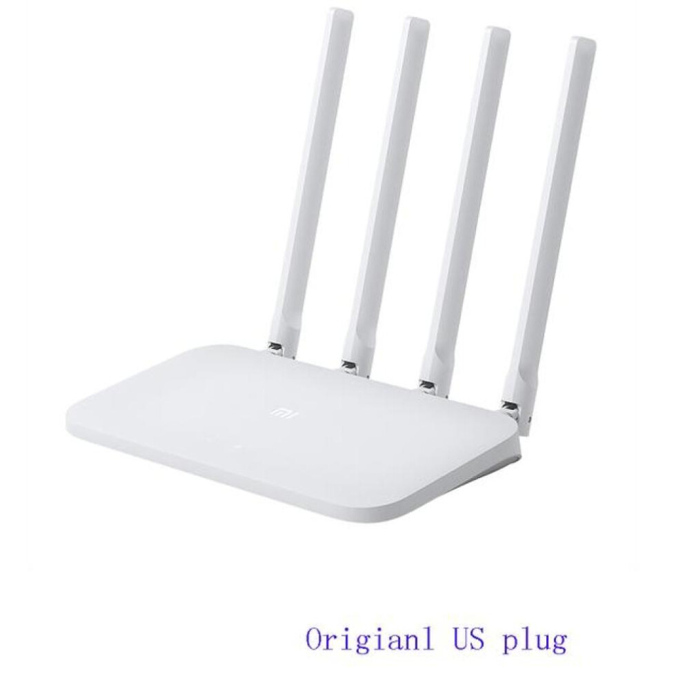 (Original US plug) Xiaomi Mi Wifi Router 4c Roteador App Control 64 Ram 802.11 B/g/n 2.4g 300mbps 4 Antennas Routers Repeater