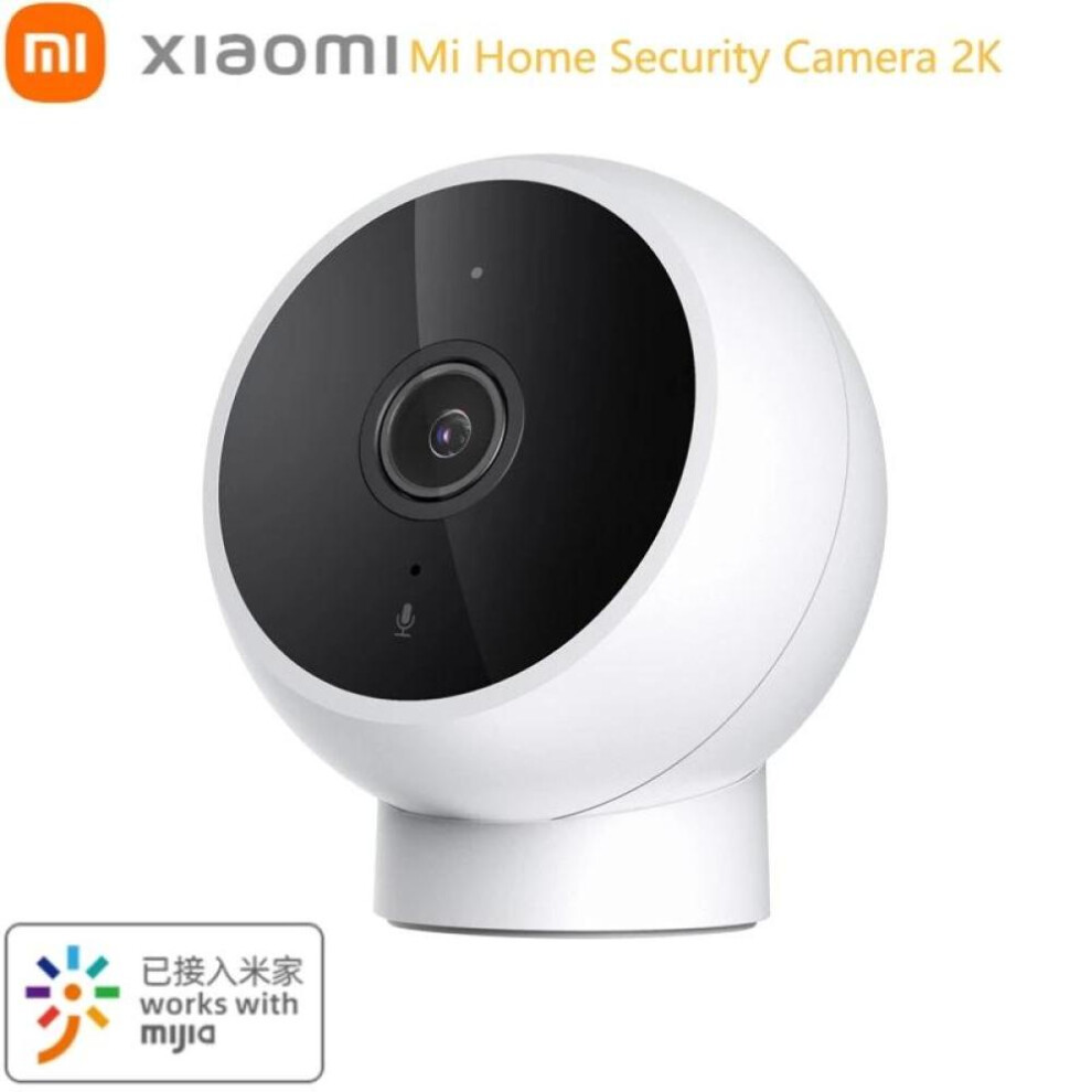 (white, Original US Plug) New Mi Smart Ip Camera Standard Edition 2k Hd Infrared Night Vision Cctv Voice Intercom Ai Alarm Magnetic Base Home Wifi Vid