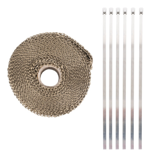 Oxford Exhaust Wrap Titanium - 5m 1