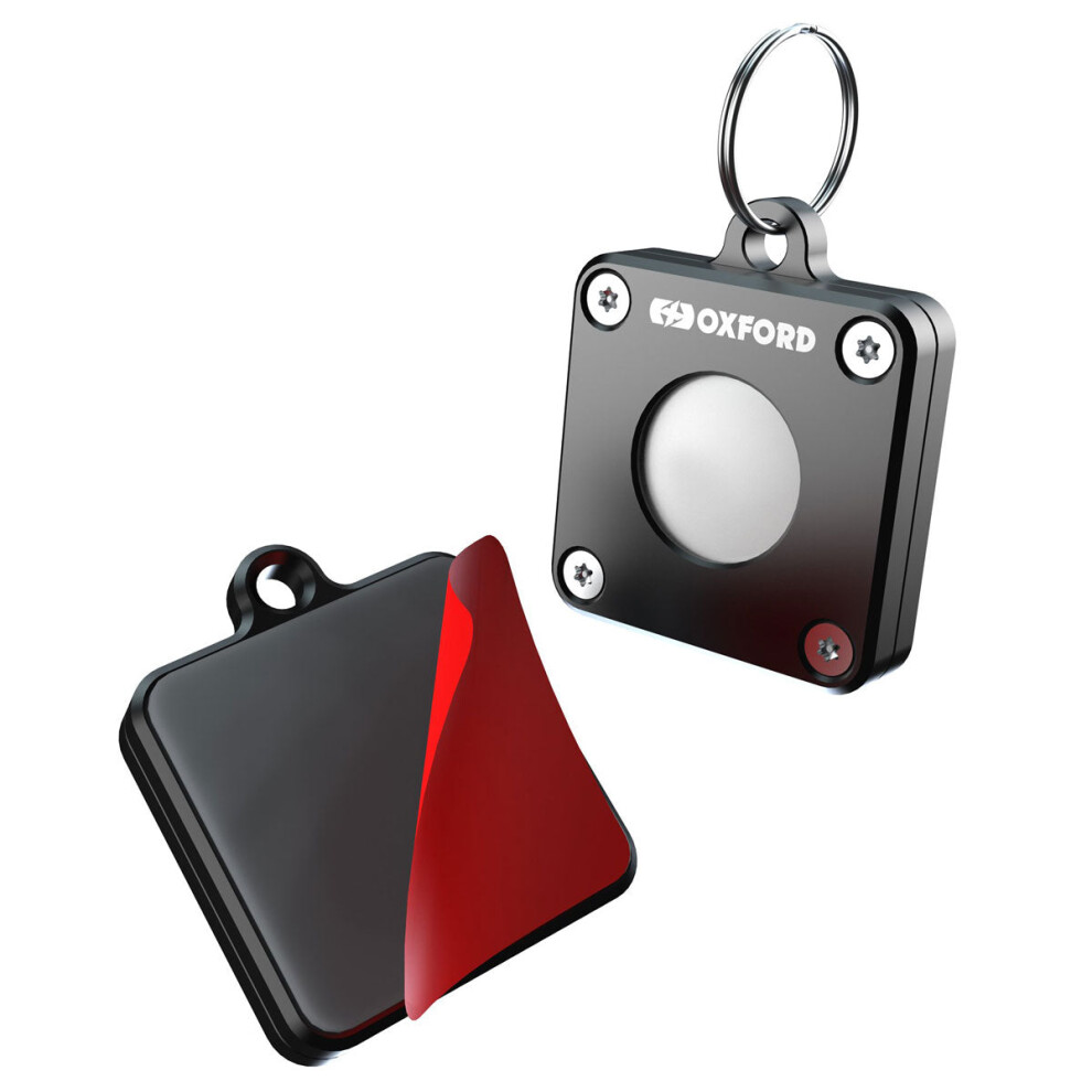 Oxford Universal Tag Mount Kit / For Apple Airtag Black/Red 5030009436376