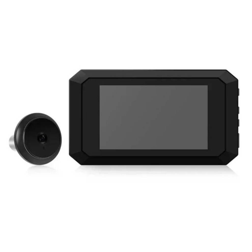 (black, Door Viewer) Hidden Door Viewer Camera Video Digital Peephole Night Vision Photo Recording Digital Magic Eye Electronic Doorbell