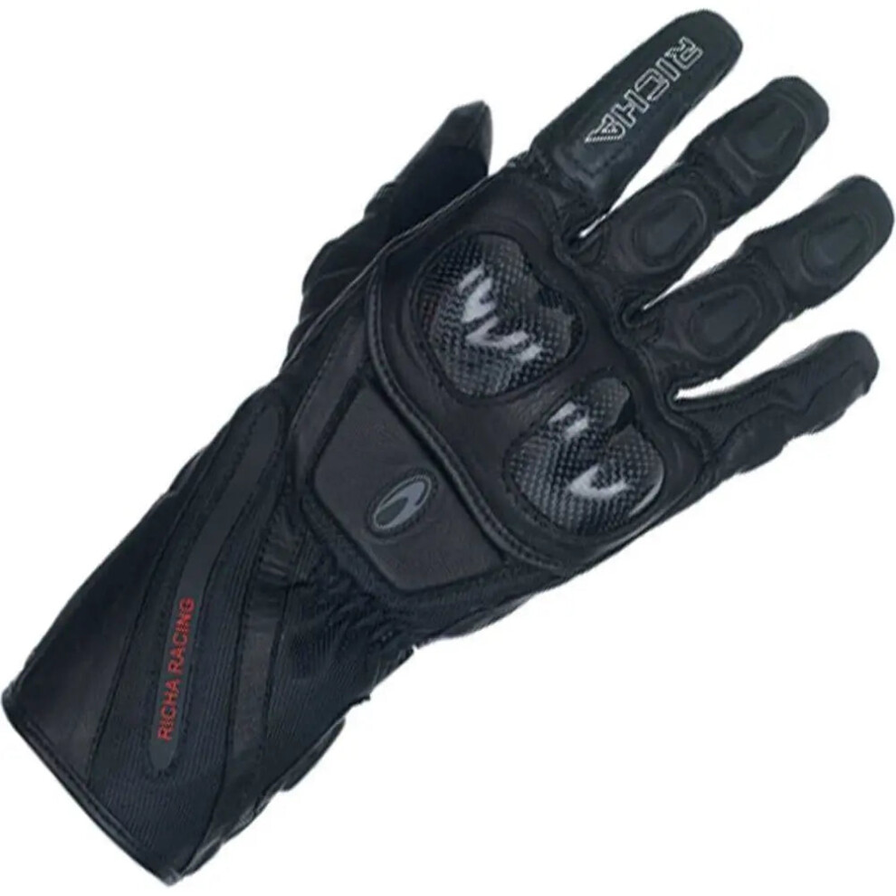 Richa Warrior Riding Leather Gloves - 3XL Black 5415033015887