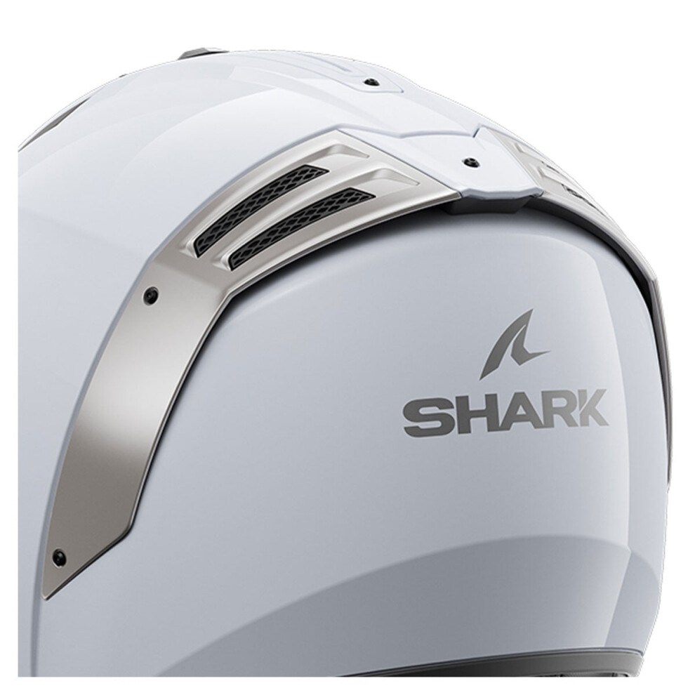 Shark Spoiler & Base Chrome For Spartan Rs Helmets Light