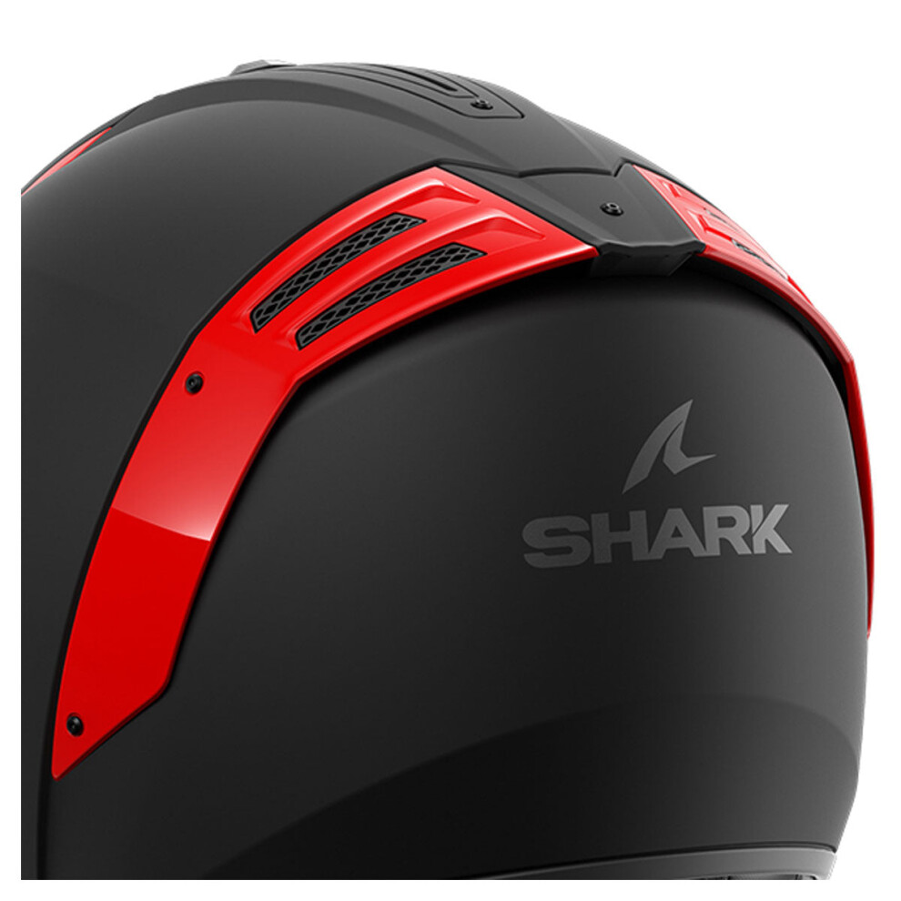 Shark Spoiler For Spartan Rs Helmets Orange