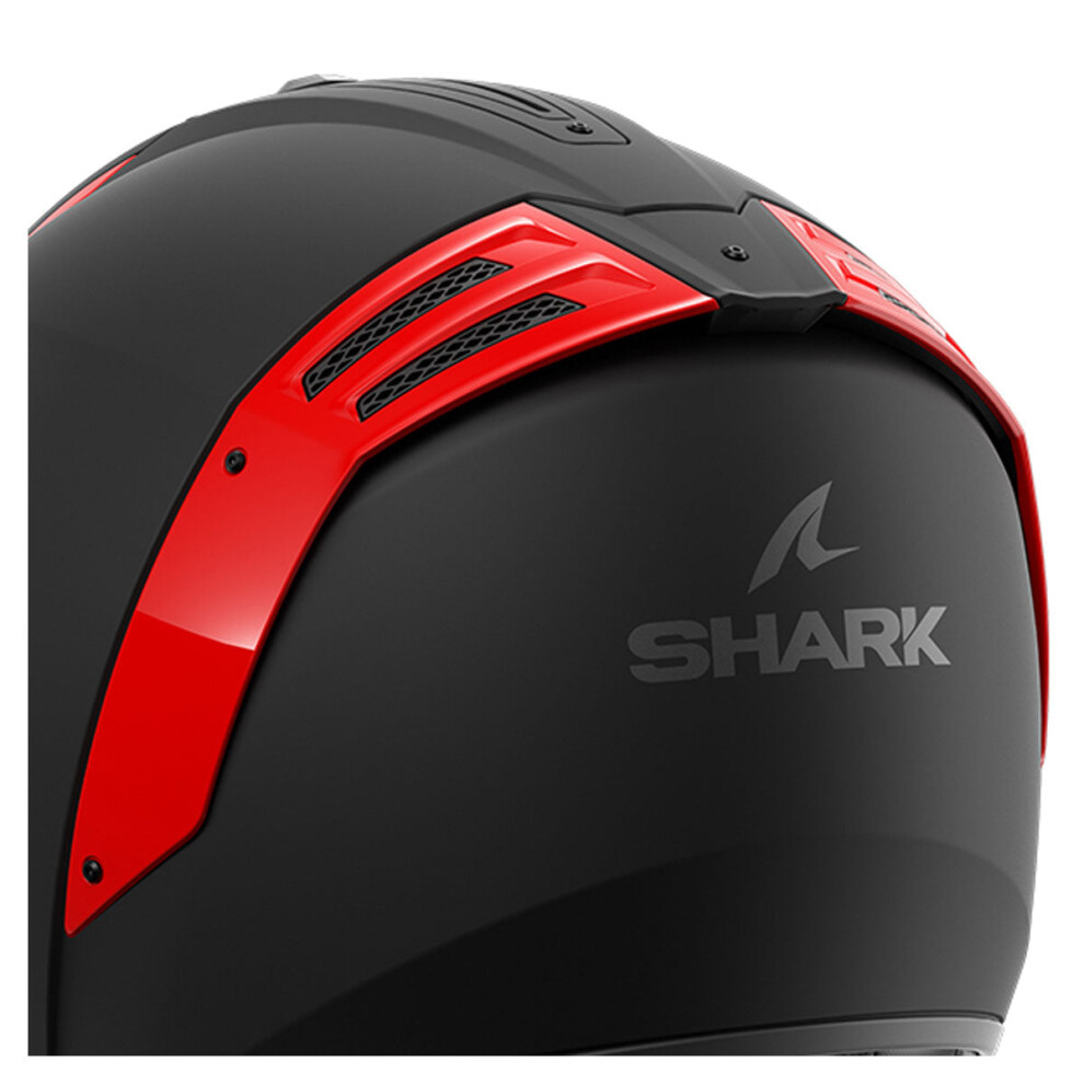 Shark Spoiler For Spartan Rs Helmets Orange