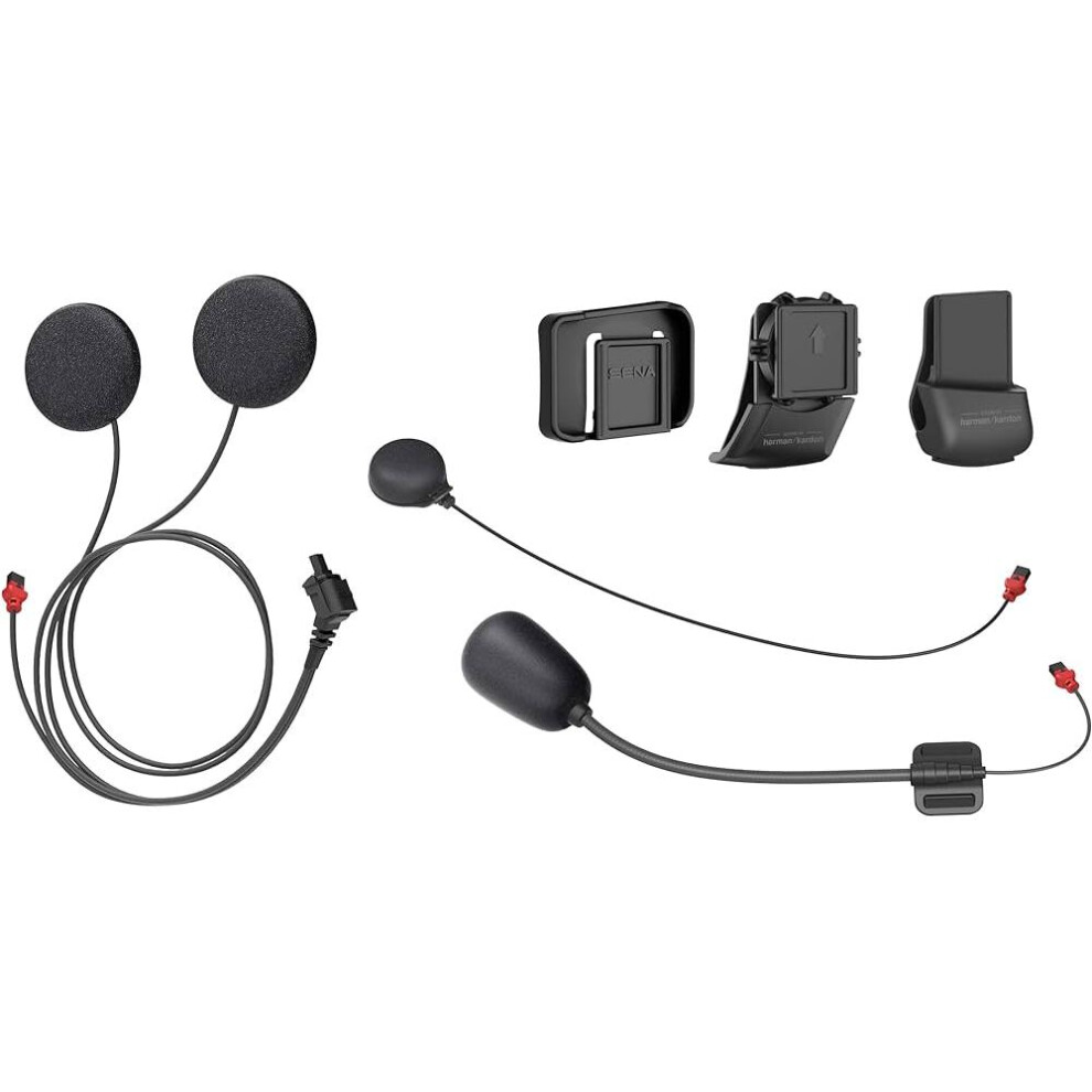 Sena 50C Universal Clamp Kit with SOUND BY Harman Kardon Speakers and Mic (50C-A0311) - Image 4