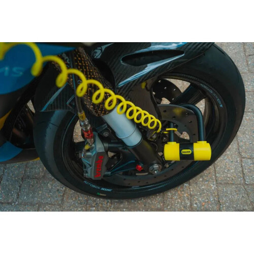 Squire Squire Reminder Cable Disc Lock Yellow 1