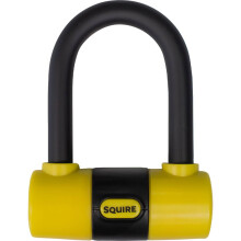 Squire Matterhorn Mini Disc Lock With Reminder Cable Black - 13mm