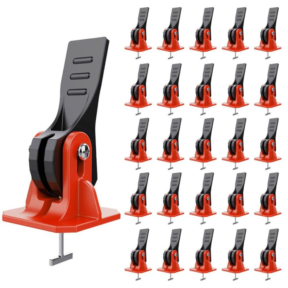 (red) +spare Steel Pins Tile Leveling System 100pcs Floor
