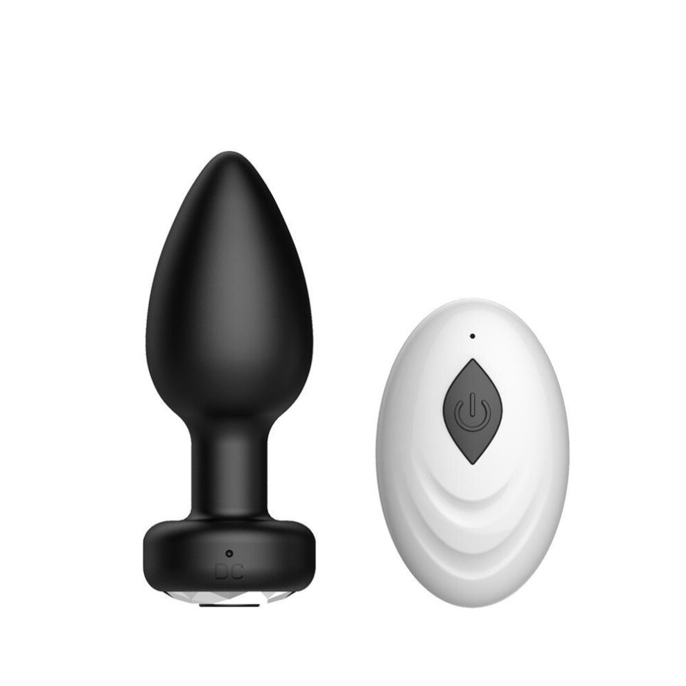 (black, remote control) 10 Modes Anal Vibrator for Men Butt Plug Wireless Remote Control Silicone Anal Plug Vibradores Sex Toy for Women Adult 18
