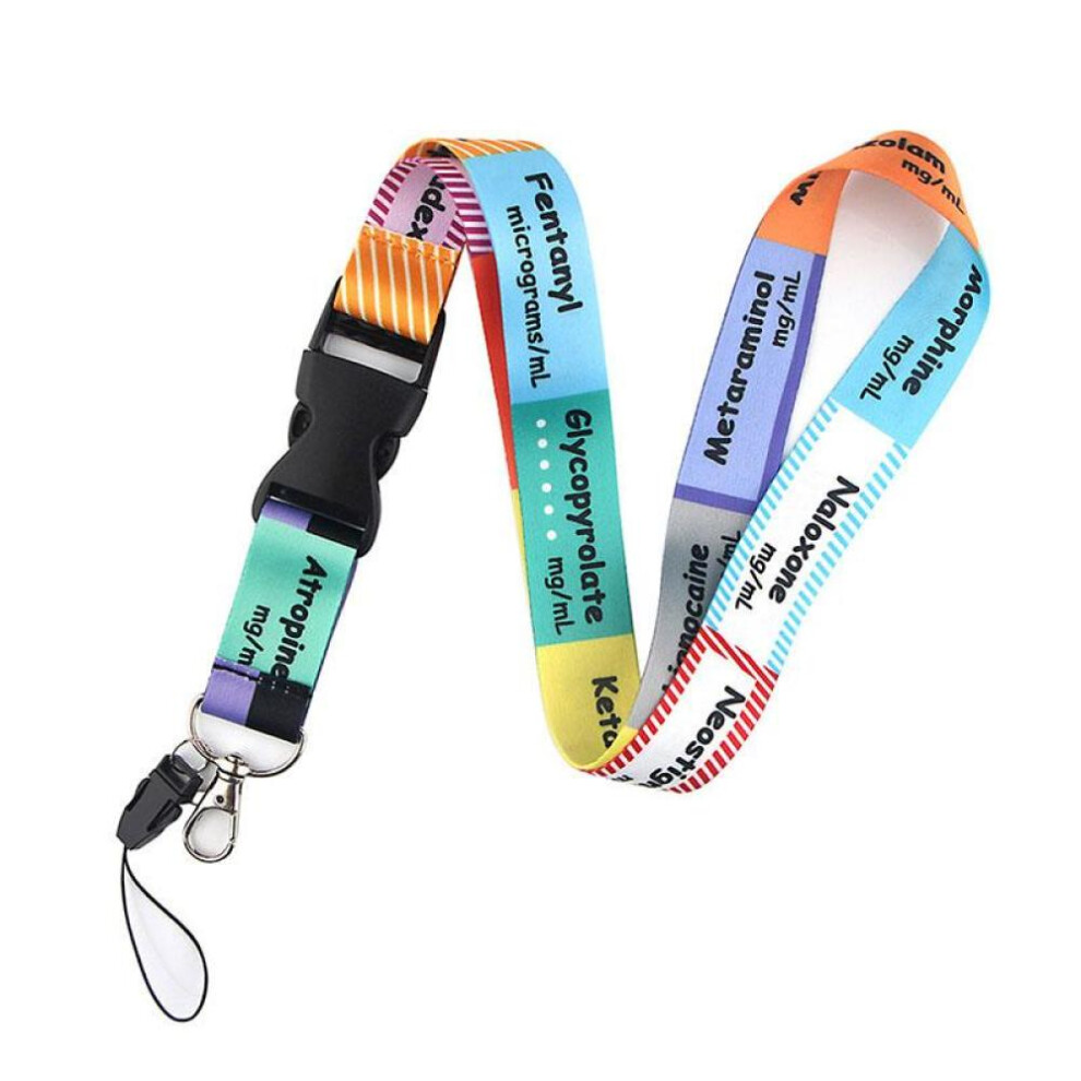 (Other) Medical Series Icu Key Chain Lanyard Gifts For Doctors Friends Usb Badge Holder
