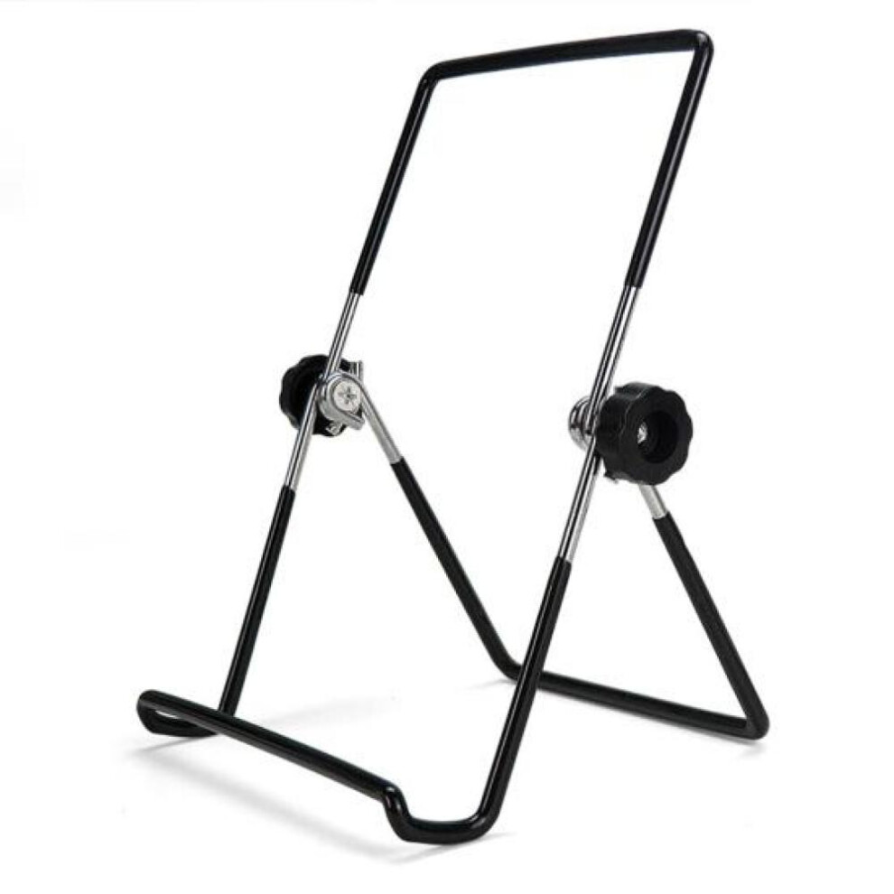 (black, S) 160-degree Angle Rotation Stable Support Plate Book Stand Stylish Display Holder