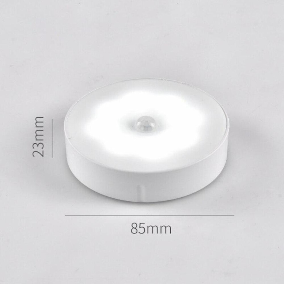 (white) 1 Pc Motion Sensor Night Light Kitchen Bedroom Stair Corridor Cabinet Closet Night Light