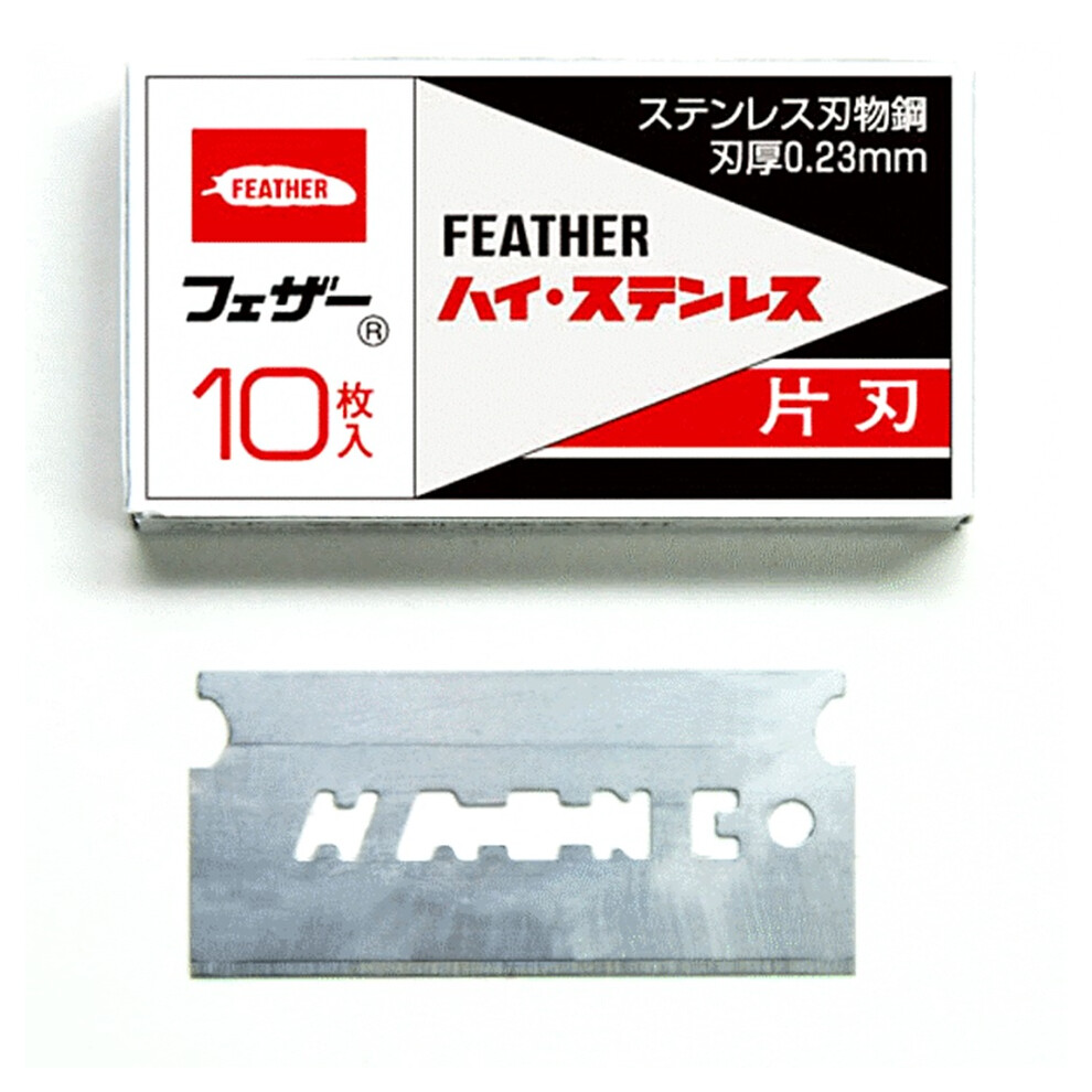 10 Feather FHS Razor Blades for One Blades Razor