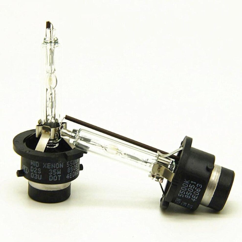 (D2S 5500K) 2pcs D2s 5500k 6500k Hid Bulbs Hid Xenon Headlight Bulb D2s Headlamp